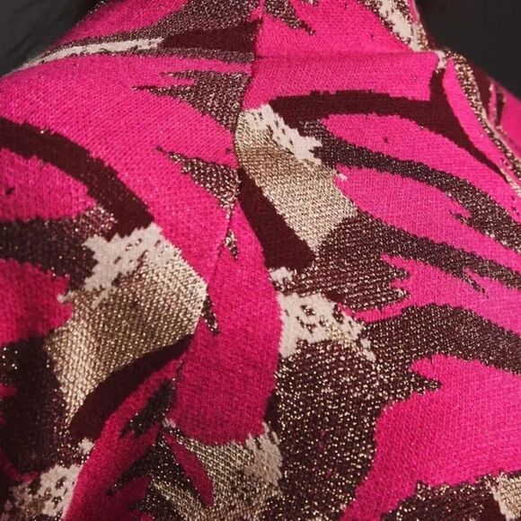 Anthropologie The Beatriz Mock-Neck Sweater MockNeck Knit Pink - Picture 9 of 9